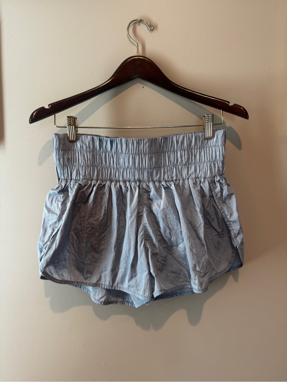 AS Revival by Alter’d State Women's Grey Smocked Waist Shorts size M